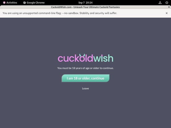 Cuckold Wish Anal