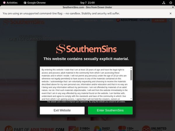 Free Porn Southern Sins
