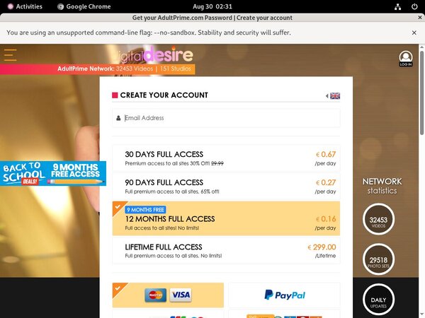 Get A Free Digital Desire Login