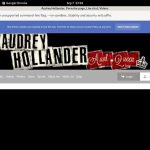 Audrey Hollander Paypal Account