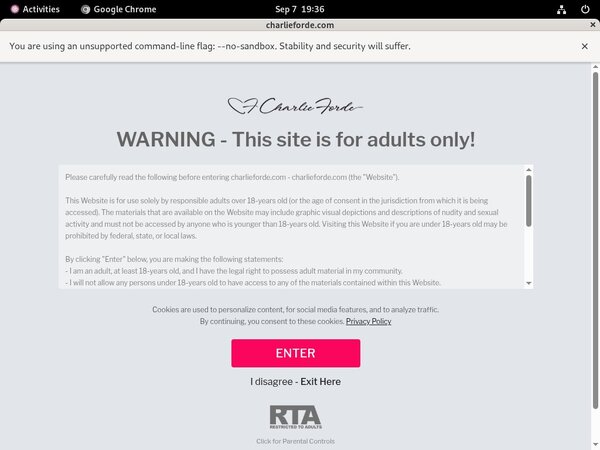 Charlie Forde Coupon Link