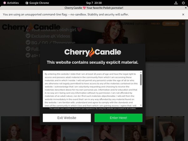 Cherry Candle Paypal Trial