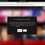Clubamateurusa Login Information