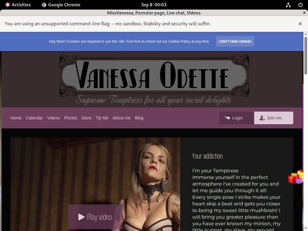 Discount Missvanessa.modelcentro.com Subscription