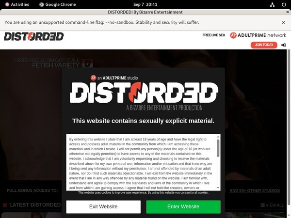 Distorded Free Premium Accounts