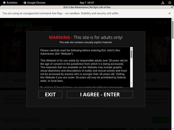Ericjohnssexadventures Trial Link