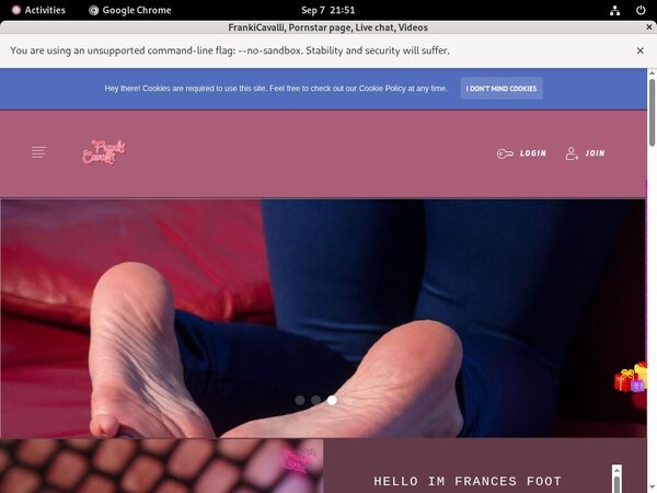 FrankiCavalli Renew Password