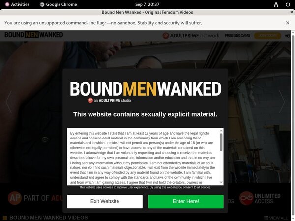 Free Account Premium Boundmenwanked.com