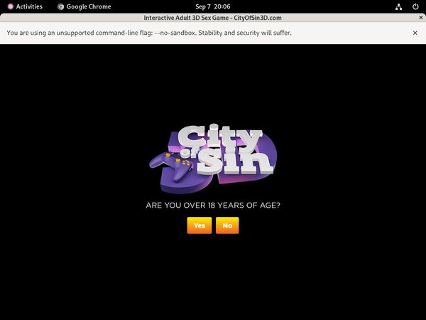 Free City Of Sin 3D Passes