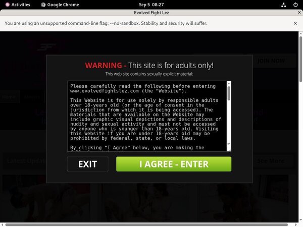 Free Evolvedfightslez Membership