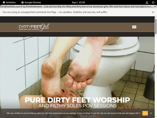 Get A Free Dirtyfeetgirls Membership