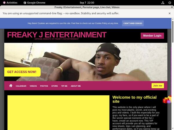 Gratis Freaky J Entertainment Konto