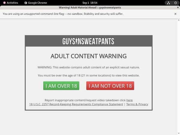 Guysinsweatpants Billing Page