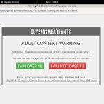 Guysinsweatpants.com Users