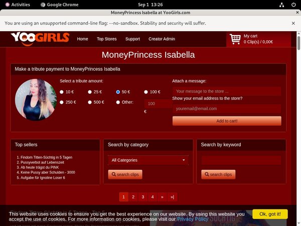 Moneyprincess Isabell Hot Mom