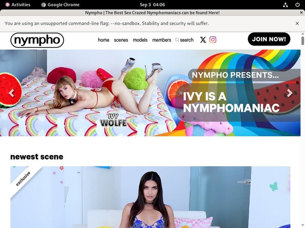 Nympho Free Trial Member