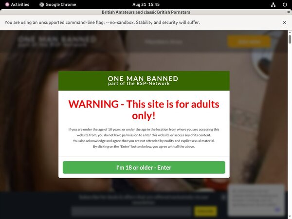 Onemanbanned.tv Full Episode