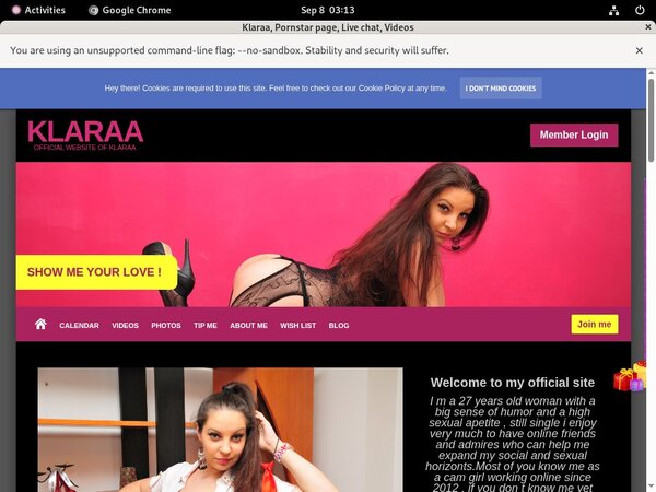 Passwords Klaraa.modelcentro.com