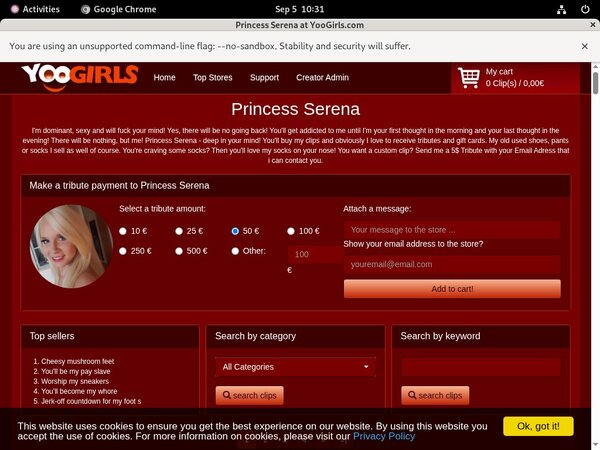 Princess Serena Cheap