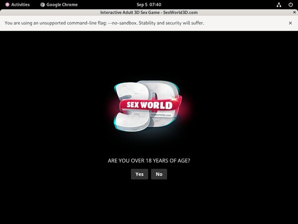 Sex World 3D Trial Member
