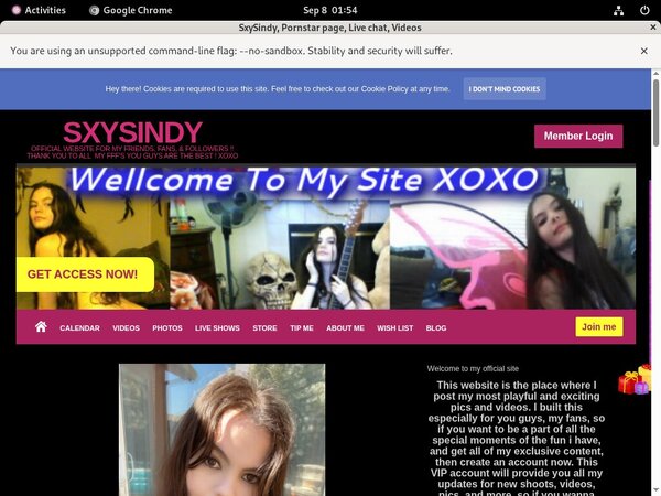 SxySindy Account Logins