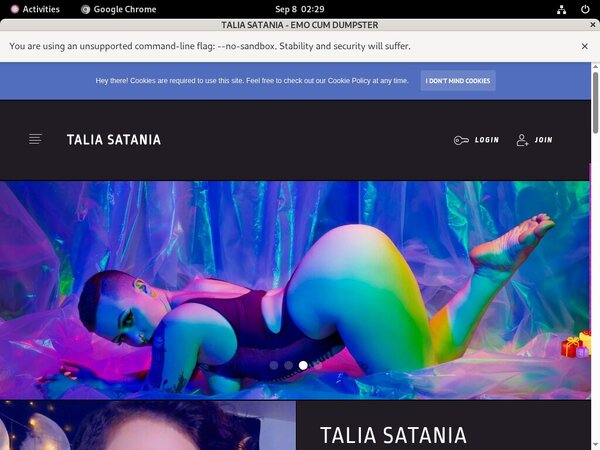 Taliasatania.modelcentro.com Avec IBAN / SEPA