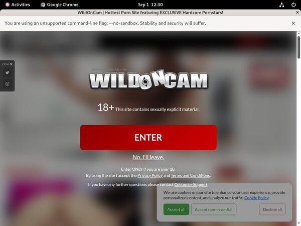 Wild On Cam Sconto
