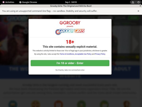 Working Grooby Girls Pass