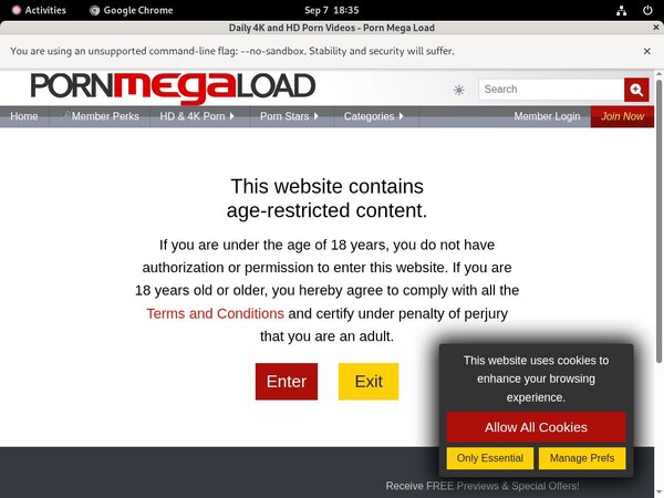 Working Pornmegaload.com Account