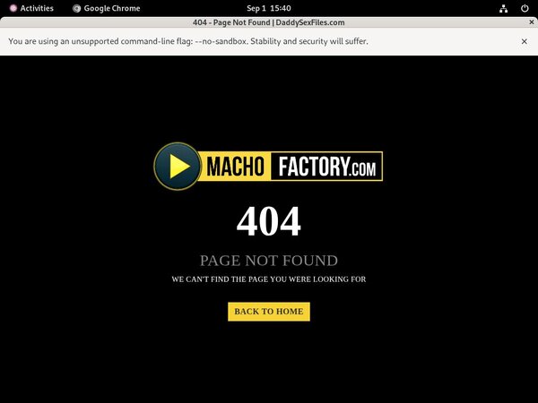 Free Macho Factory Passwords