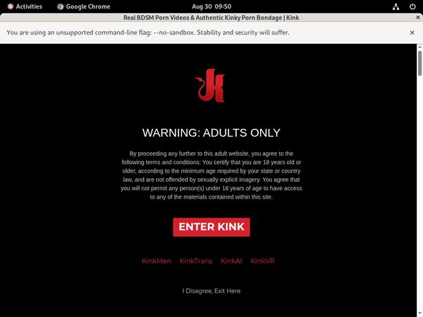 Kink Login Account