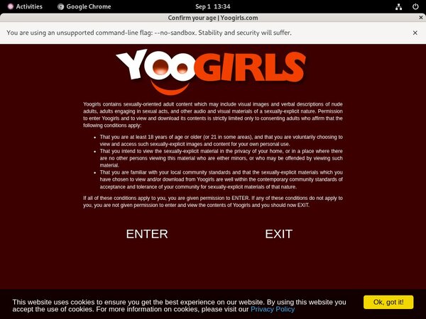 Yoogirls.com Join Page